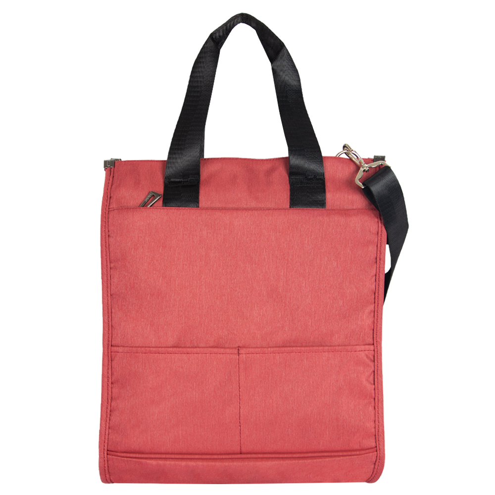 SuBe Red Polyfiber Document Bag DB71517RD