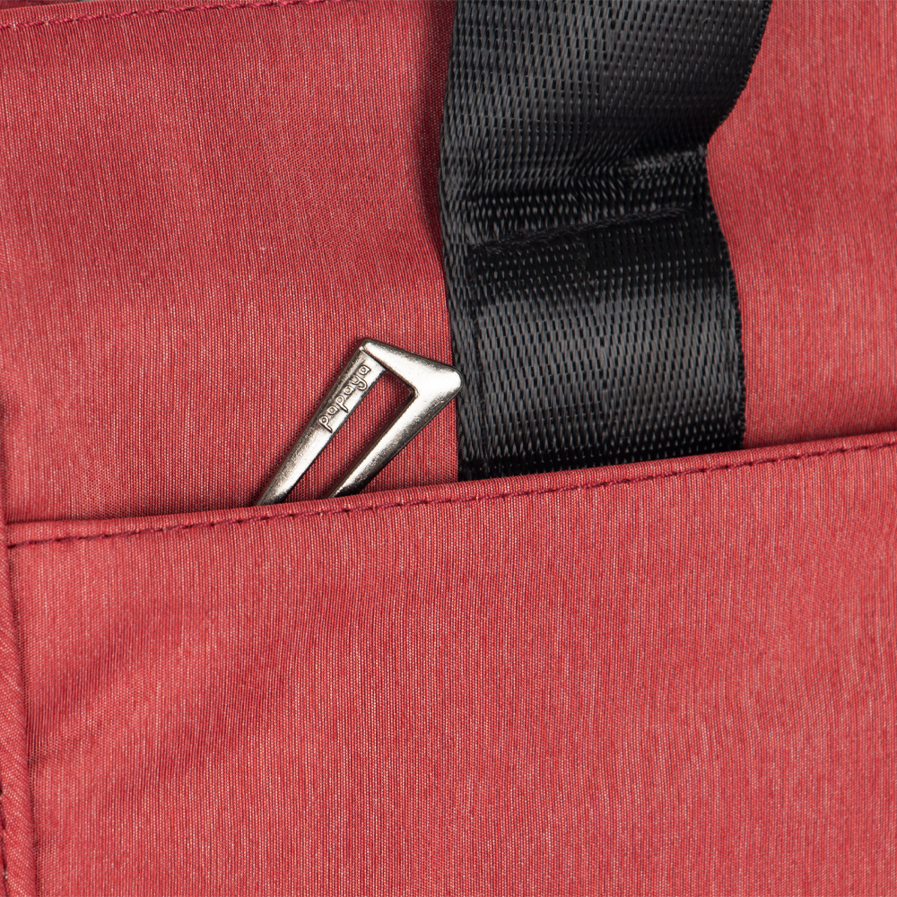 SuBe Red Polyfiber Document Bag DB71517RD
