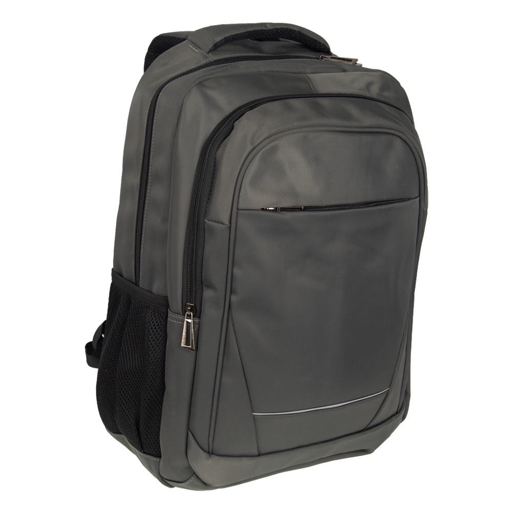 TECTRON Grey Polyfiber Laptop Back Pack BP11619GRY