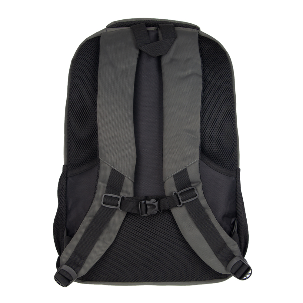 TECTRON Grey Polyfiber Laptop Back Pack BP11619GRY