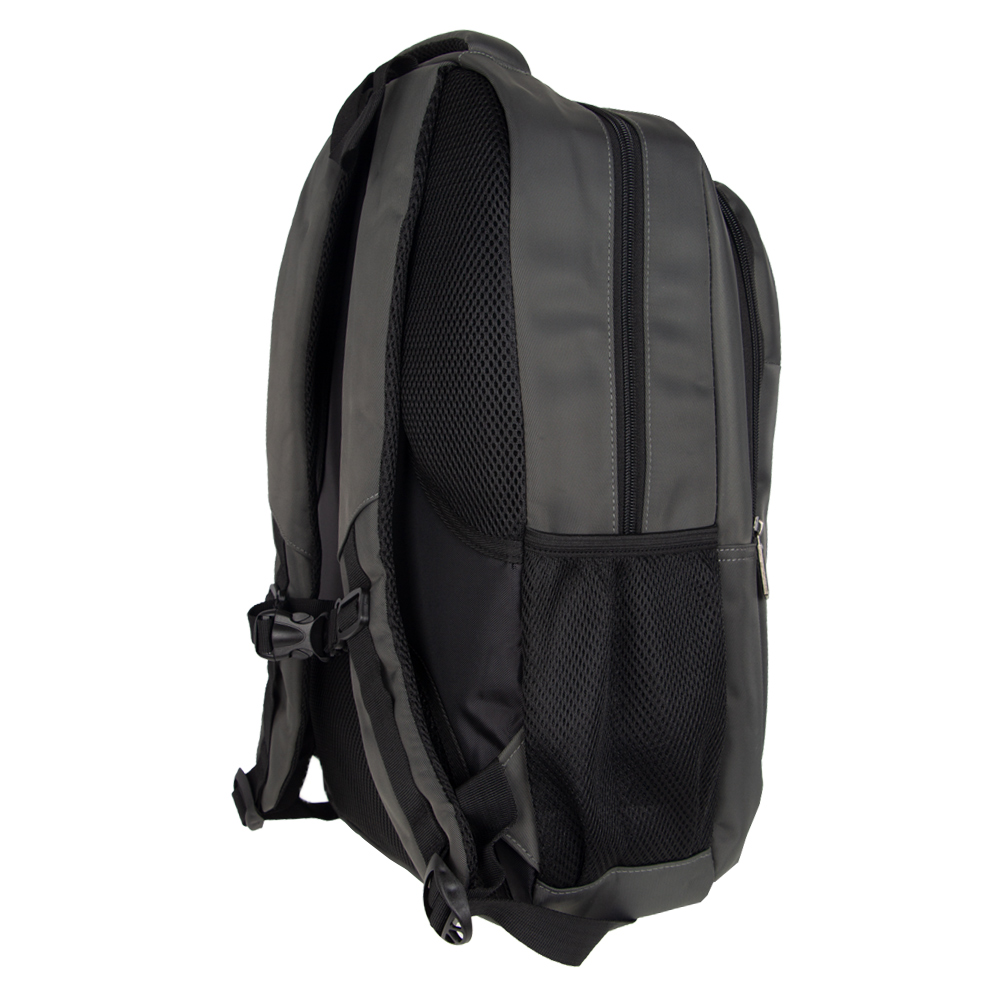 TECTRON Grey Polyfiber Laptop Back Pack BP11619GRY