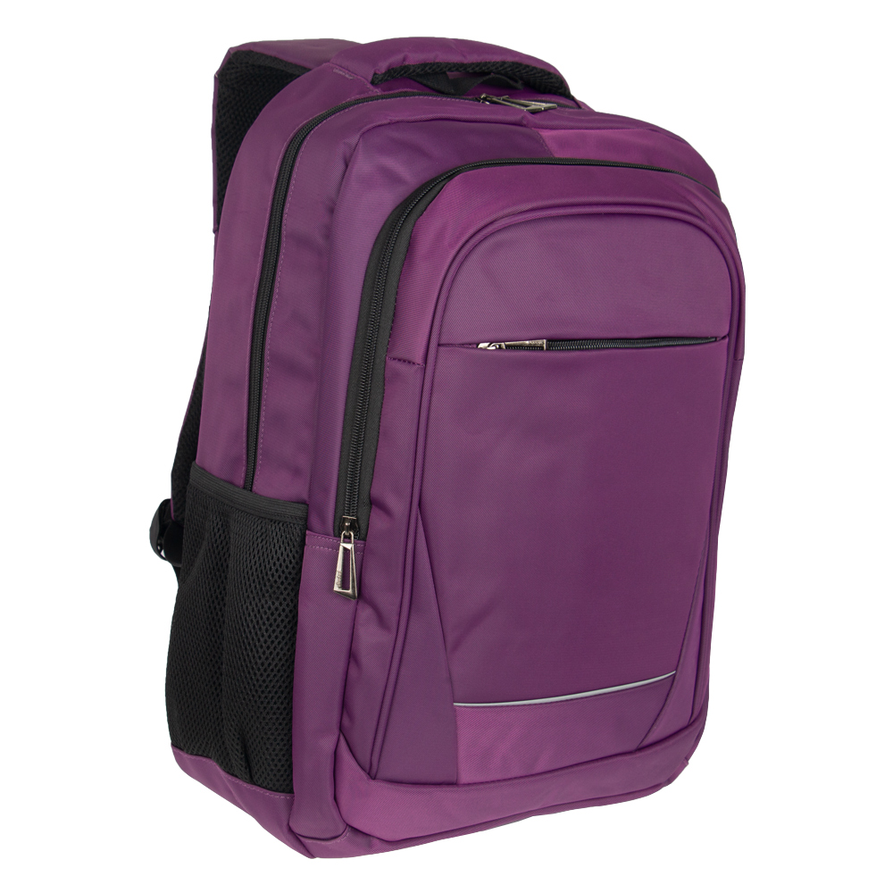 TECTRON Purple Polyfiber Laptop Back Pack BP11619PP