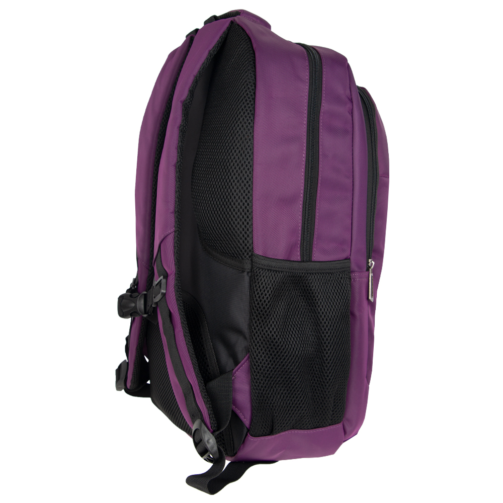 TECTRON Purple Polyfiber Laptop Back Pack BP11619PP