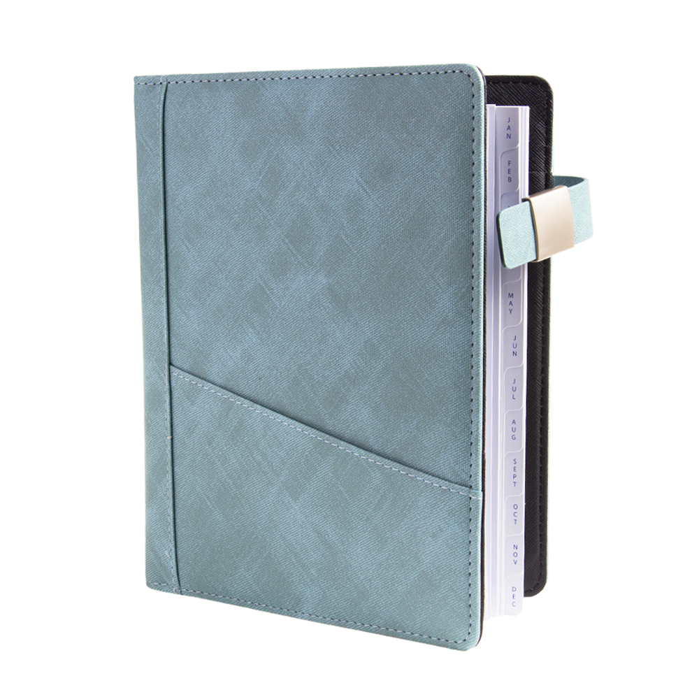 Turquoise Osaka Thermo PU Agenda Planner Z31O1STQ