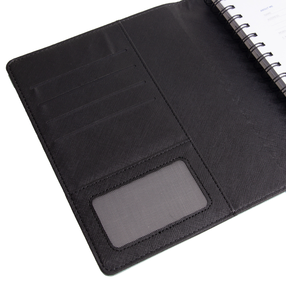 Turquoise Osaka Thermo PU Agenda Planner Z31O1STQ