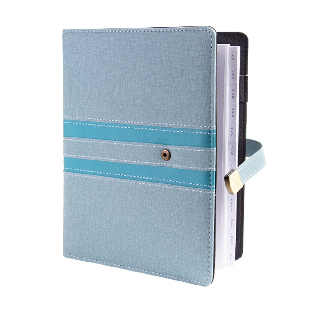 Turquoise Vienna Thermo PU Agenda Planner Z31V1ITQ
