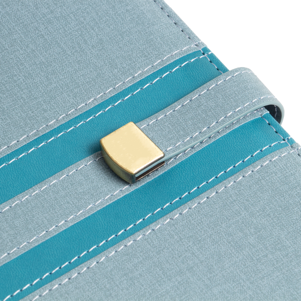Turquoise Vienna Thermo PU Agenda Planner Z31V1ITQ