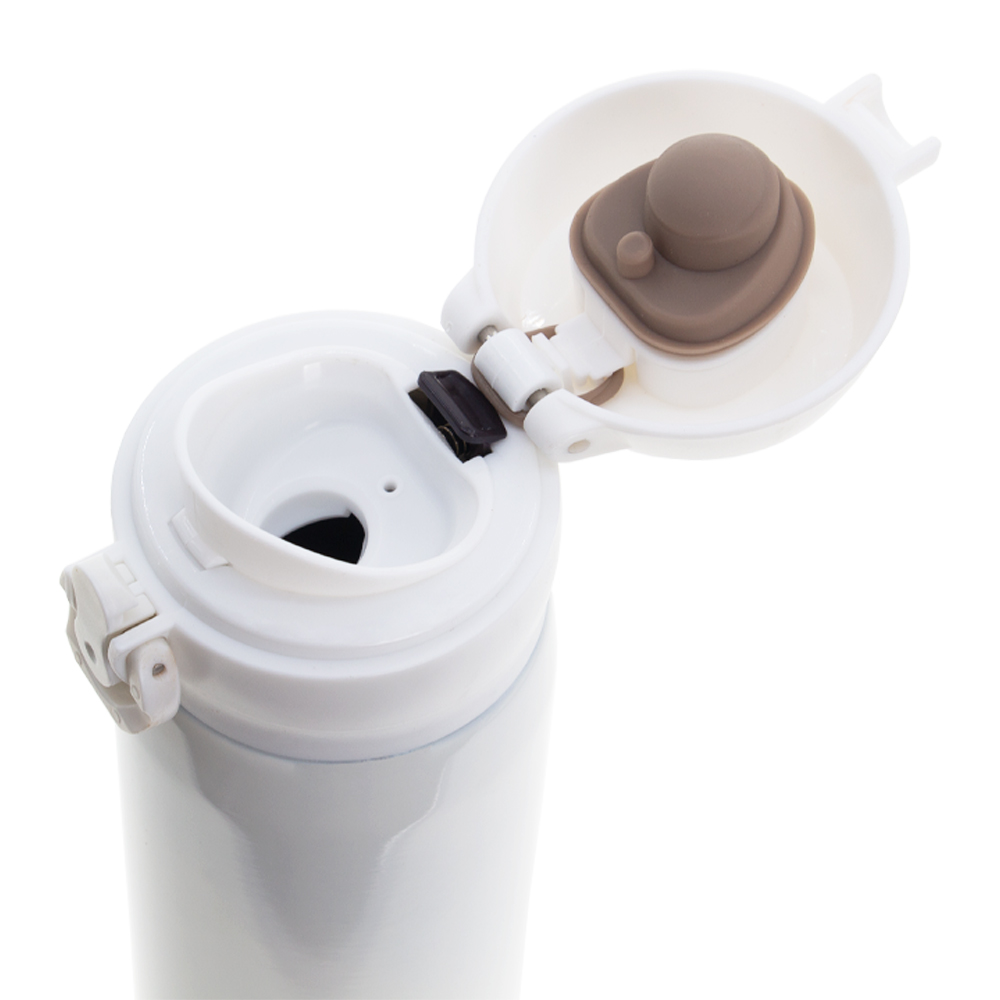 White Stainless Steel Thermo Mug M171210WHTII