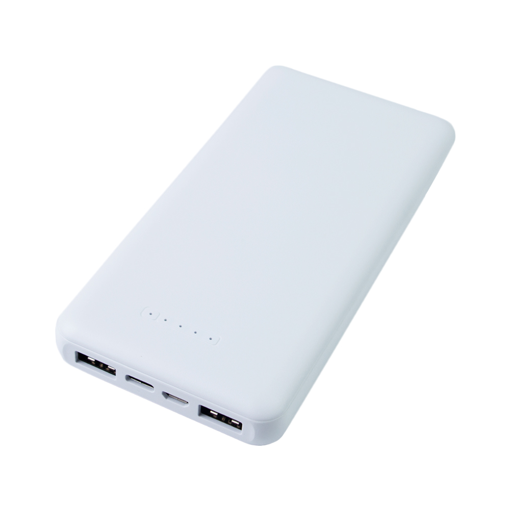 White Wirelesspower 10000mAh Fast Charging Powerbank With Suction Pad F21212WHT