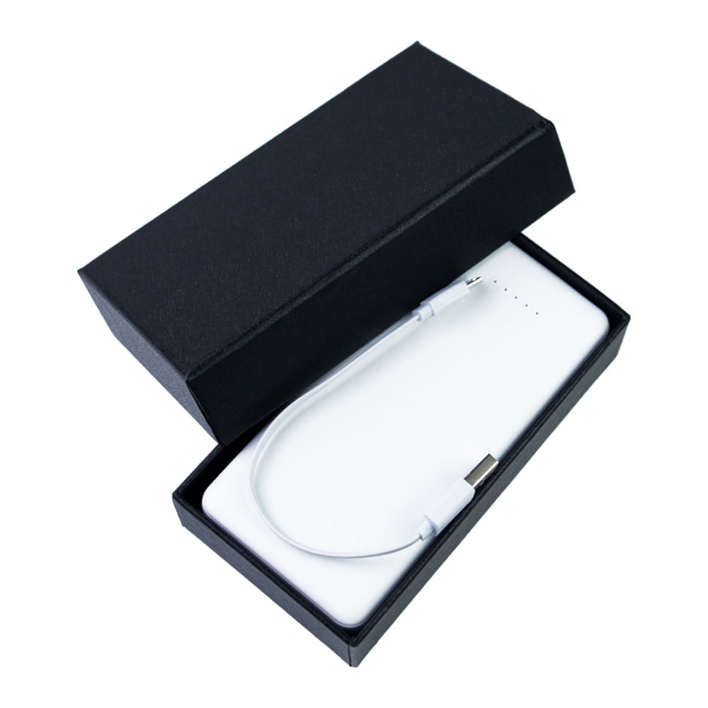 White Wirelesspower 10000mAh Fast Charging Powerbank With Suction Pad F21212WHT