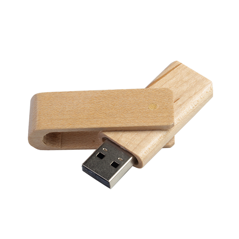 Wooden Swivel USB Flash Drive WD01115B