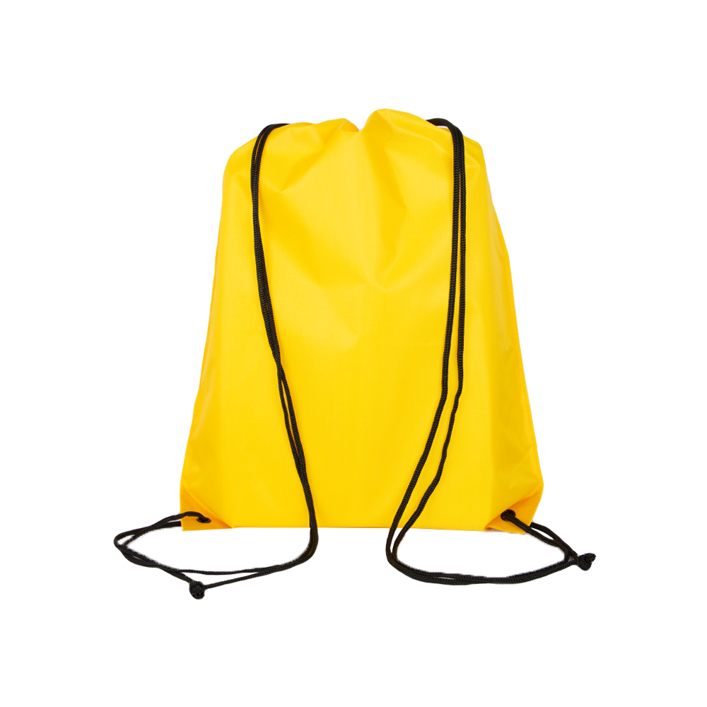 Yellow Nylon Drawstring Bag BS331617YLWII