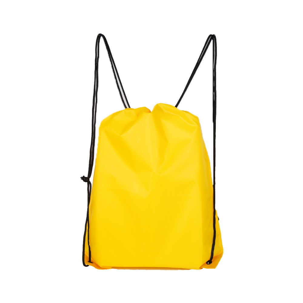 Yellow Nylon Drawstring Bag BS331617YLWII