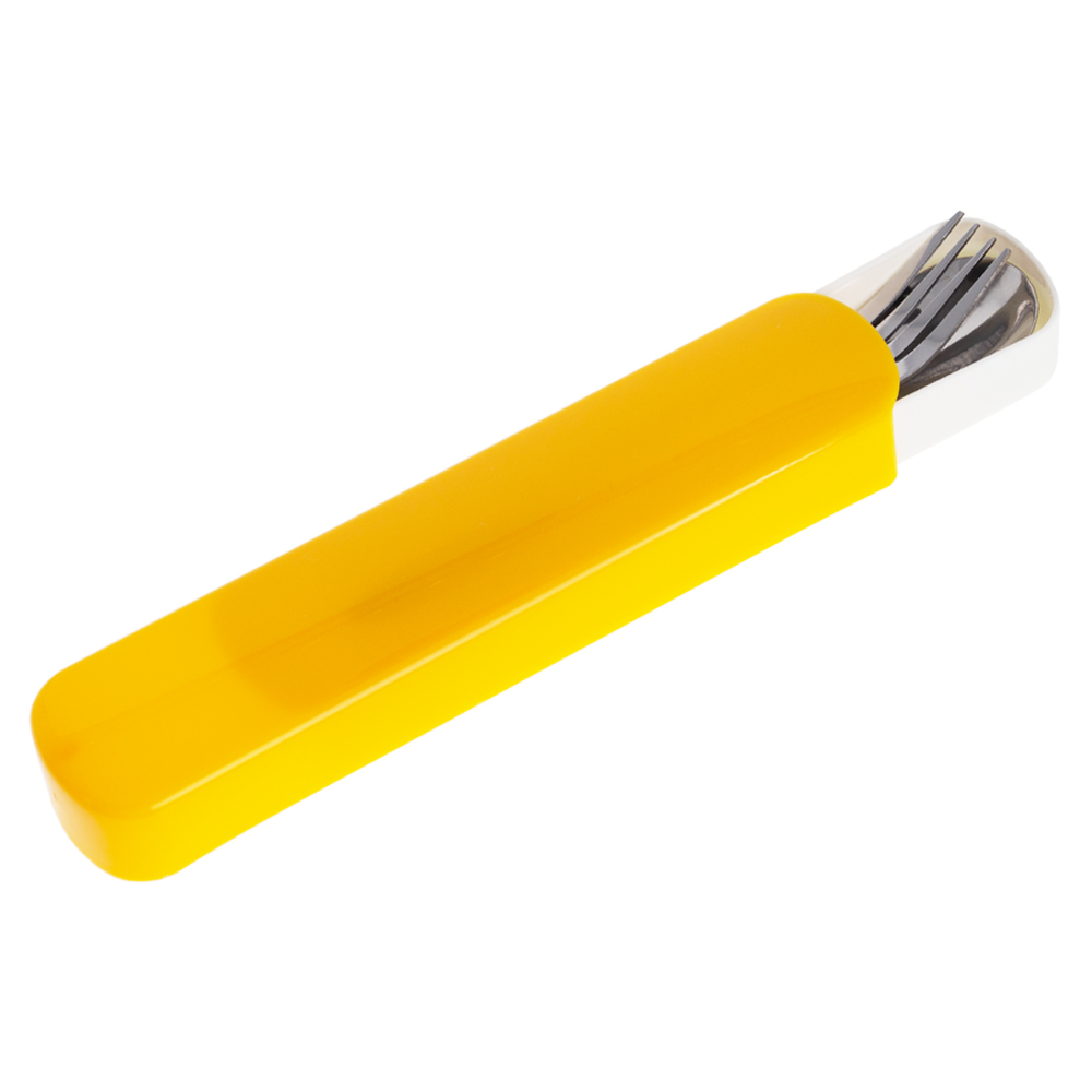 Yellow Portable Cutlery Set CS01016YLW