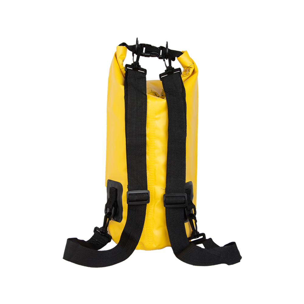 Yellow PVC Waterproof Backpack With 10L Capacity BB71219YLW