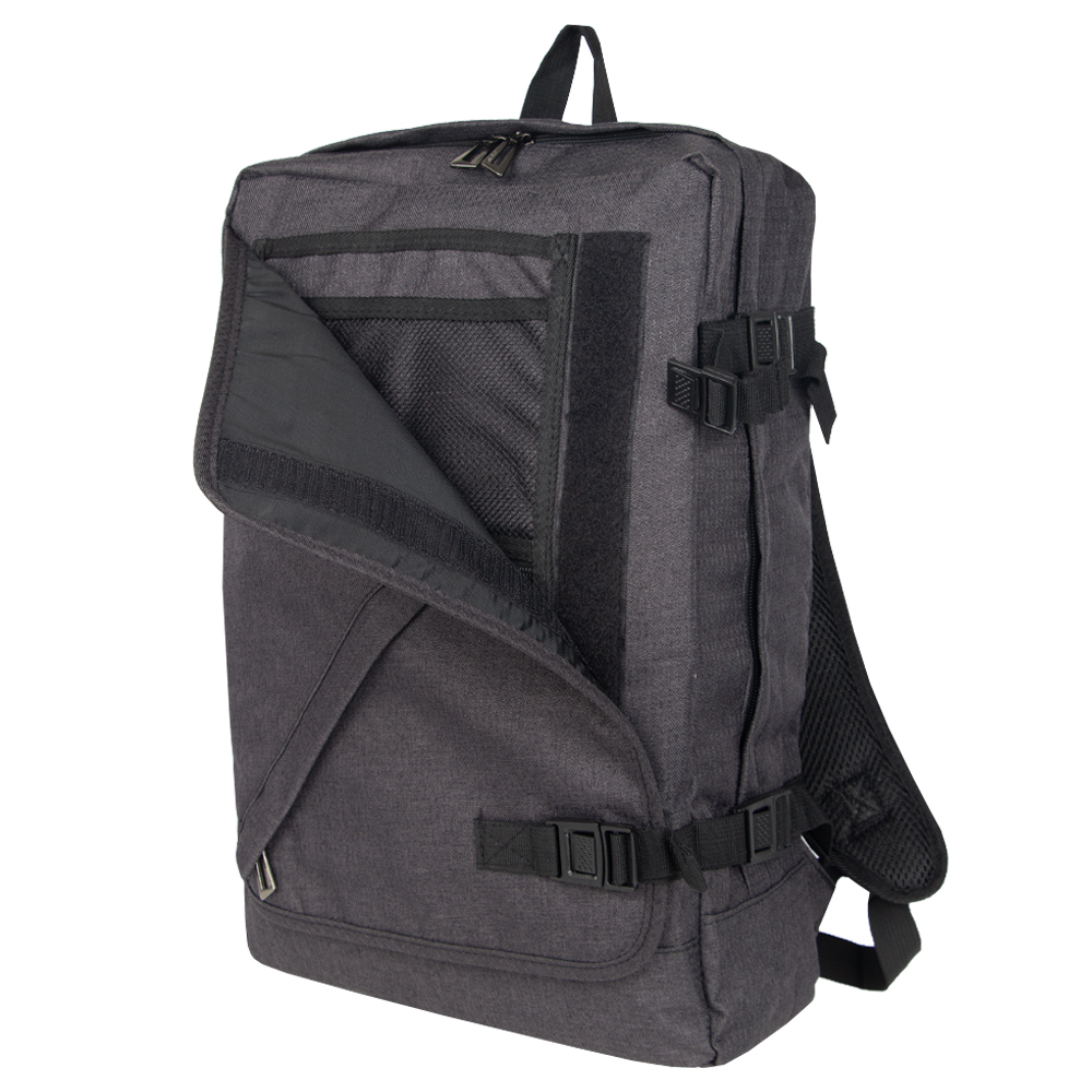 YX PVC Black Polyester Laptop Back Pack BP11119BK