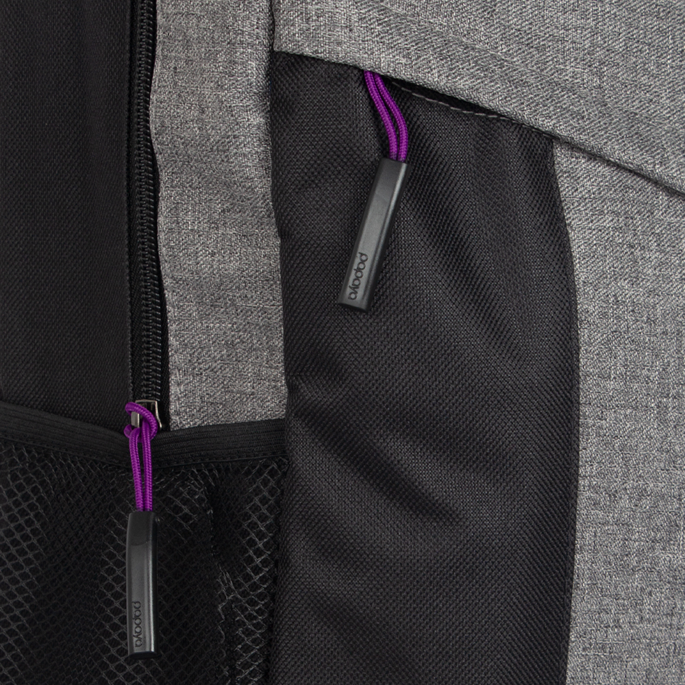 YX PVC Grey Polyester Back Pack BP81316GRY