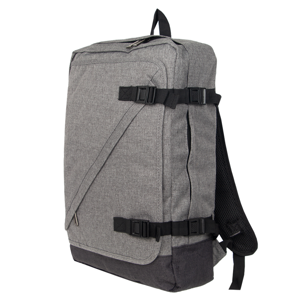 YX PVC Grey Polyester Laptop Back Pack BP11119GRY