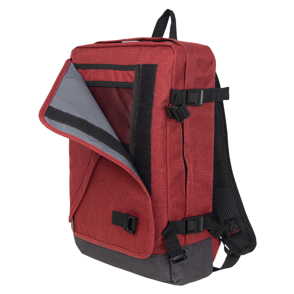YX PVC Red Polyester Laptop Back Pack BP11119RD